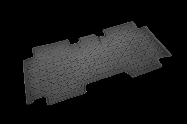 (ブラック) TPE素材採用 3D フロアマット 後部席5人乗り用 シエンタ MXPC10/15G MXPL10/15G (R4/8-)