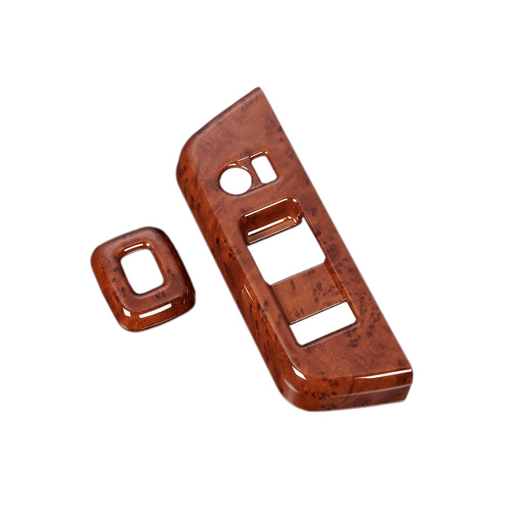 (茶木目調) 電動格納ミラー装着車専用 パワーウィンドウスイッチパネル2Pセット ハイゼットトラック ジャンボ S500P/S510P 後期 R3/12-