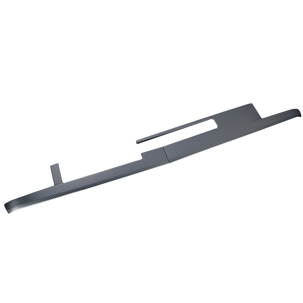 (立体カーボン調) ステンレス素材 フロントバンパーアンダートリム ハイゼットトラック ジャンボ S500P/S510P 後期 R3/12-