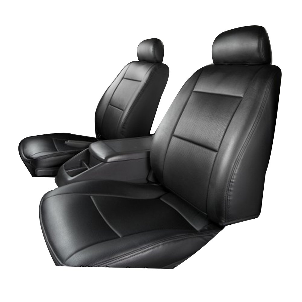 (ブラックレザー) Azur 機能性シートカバー フロント用 運転席助手席セット AD / ADエキスパート Y12 H19/01-H24/04