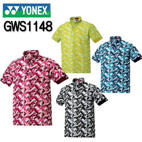 ★SALE セール【2020春夏】メンズ 半袖シャツ GWS1148YONEX ヨネックスUVカット 吸汗速乾 制電日本製 ゴルフウェア ポロシャツゆうパケット対応【送料無料】【ゴルフ】