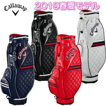 【2019】Callaway PU Sport Women's 19JMレディース キャロウェイ ピーユー スポーツ ウィメンズ キャディバッグ8.5型 (46インチ対応) 合成皮革 3.1kgフードカバー付 日本正規品【送料無料】【ゴルフ】