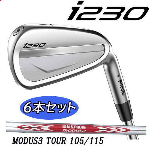 ピン i230 アイアン（右用,左用)6本セット(#5-9,PW) N.S.PRO MODUS 3 TOUR 105/115シャフトスチールシャフト ping ゴルフクラブ PING IRON i230メンズクラブ PING公認フィッター店 ゴルフ