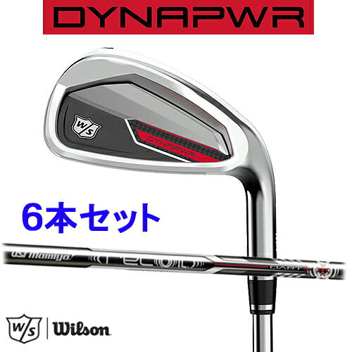 【DYNAPWR IRONS】ダイナパワー アイアンセット6本セット(#5～PW)UST Recoil Dart65シャフトカーボンシャフトWilson ウィルソン キャスコ kascoメンズ クラブ 男性あす楽【ゴルフ】