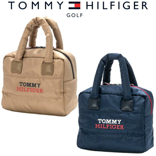 【2023モデル】ラウンドバッグキルティングトミー ヒルフィガー ゴルフTOMMY HILFIGER GOLFW24 D12 H21cmトート カートバッグポリエステル 合成皮革 PU THMG3FBM ヤマニあす楽【ゴルフ】