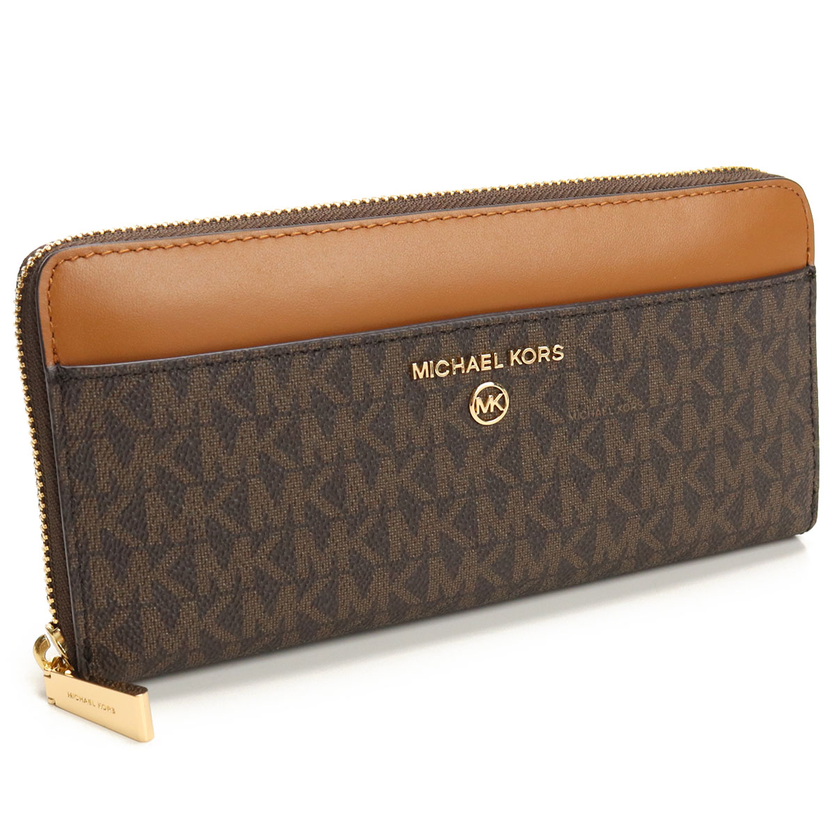 マイケルコース マイケルコース MICHAEL KORS JET SET ラウンドファスナー 長財布 ブランド 財布 レディース 34H1GT9E8B 252 BROWN-ACRN ブラウン系 gsw-2 gif-02w ブランド財布 新品