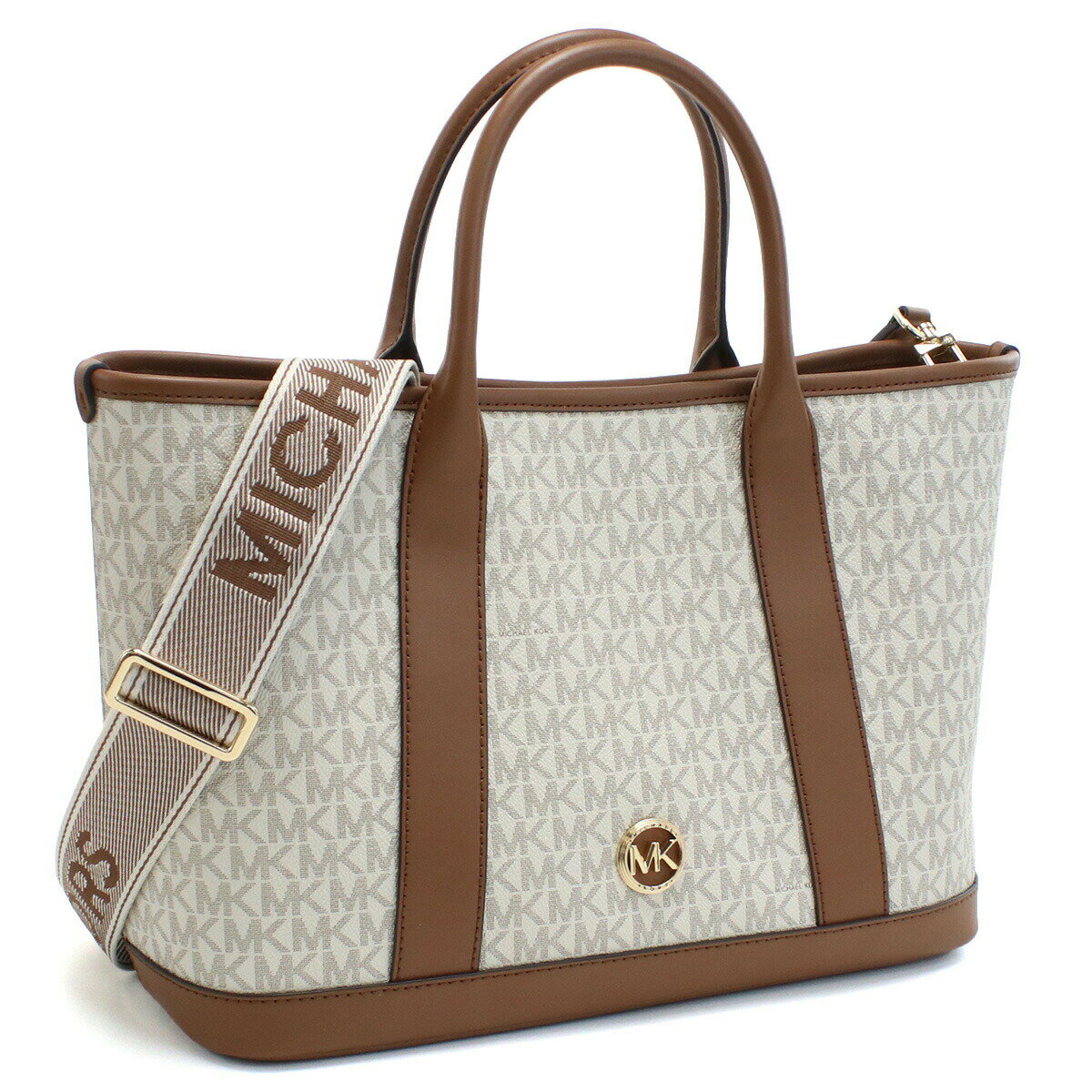 マイケルコース マイケルコース MICHAEL KORS LUISA トートバッグ 30R4G99S2V　099 VANILLA-LUGG ホワイト系 ブラウン系 bag-01 ブランドバッグ 新品