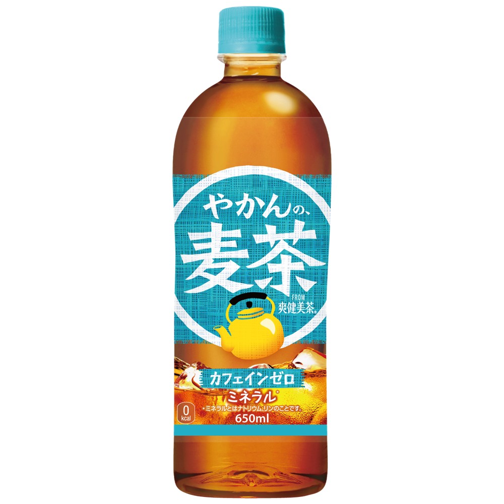 乐天商城 - やかんの麦茶 from爽健美茶 650mlPET×24本