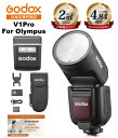 \楽天上位1%の安心優良ショップ/Godox V1ProO V1Pro-O Olympus オリンパス対応 ストロボ フラッシュ 76Ws 2.4G TTL HSS ラウンドヘッド セカンドライト付 【日本正規代理店/日本語説明書/技適マーク】