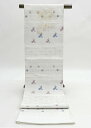 未仕立て 袋帯【新古品】オフホワイト地にシルバー うさぎ【六通】廣部商事
