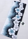 ◆涼し気な変り織◎浴衣◆◇女性 M-Lサイズ◇綿100%【新品】黒地×白・紺青