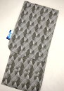 男性ゆかた◆メンズ浴衣◆変り織◆男性 L サイズ◇【新品】カーキグリーン・幾何学模様