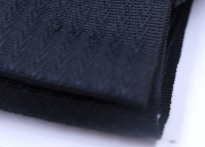 【着付け簡単◎ワンタッチ角帯】◆男性【新品】黒地◆★挿し色にも♪【一個まで送料無料！※クリックポストでお届け】マジックテープ付