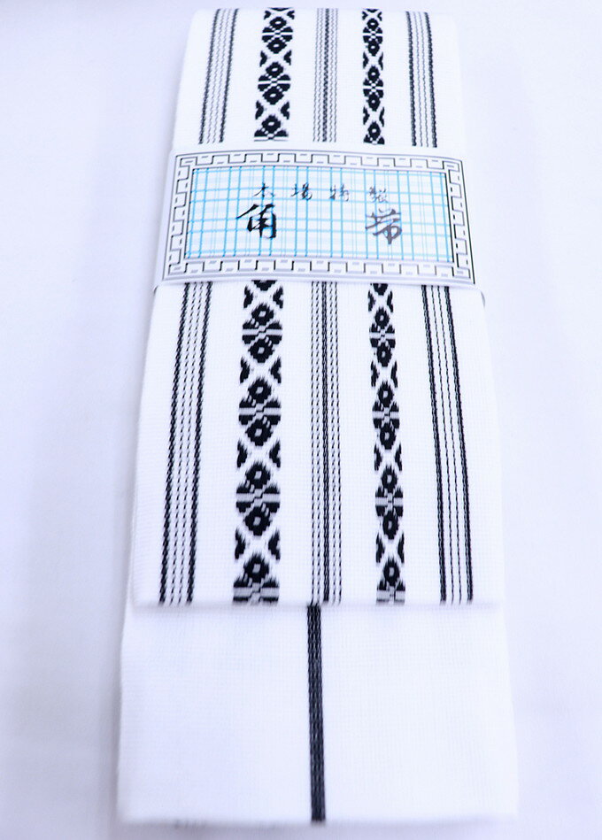 ※お使いのモニター等の状況により実物と色味や質感が違って見える場合がございます。 ※一部在庫を店舗と共有していますので、入れ違いでご用意できない場合があります。献上博多織風の大変締めやすい角帯です。浴衣に最適！ ★結び方の簡易説明書付 【一...