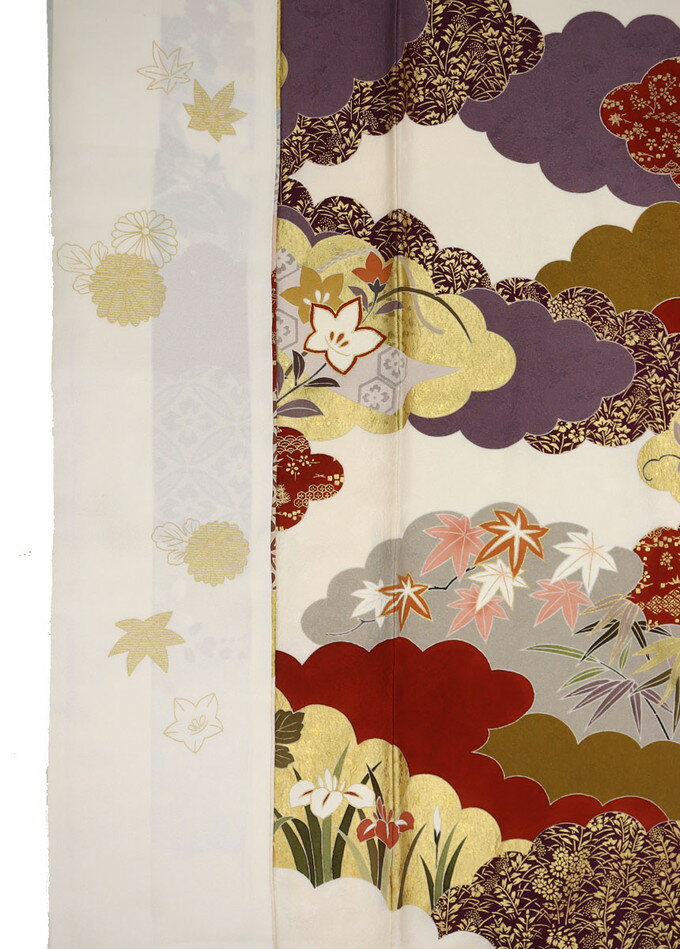 【着物のみ】【単衣仕立】沖縄民謡衣裳 琉球衣裳 ウチナー 島唄 紅型（びんがた） 沖縄舞踊