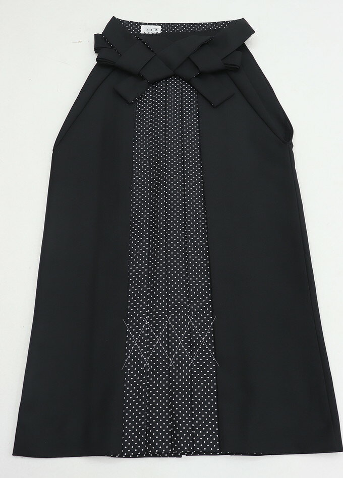 Pleated Skirt - 【AKINA MINAMI 】女性袴/ポリ【中古】はいからさん◇黒地　ドット・水玉◆紐下約94cm