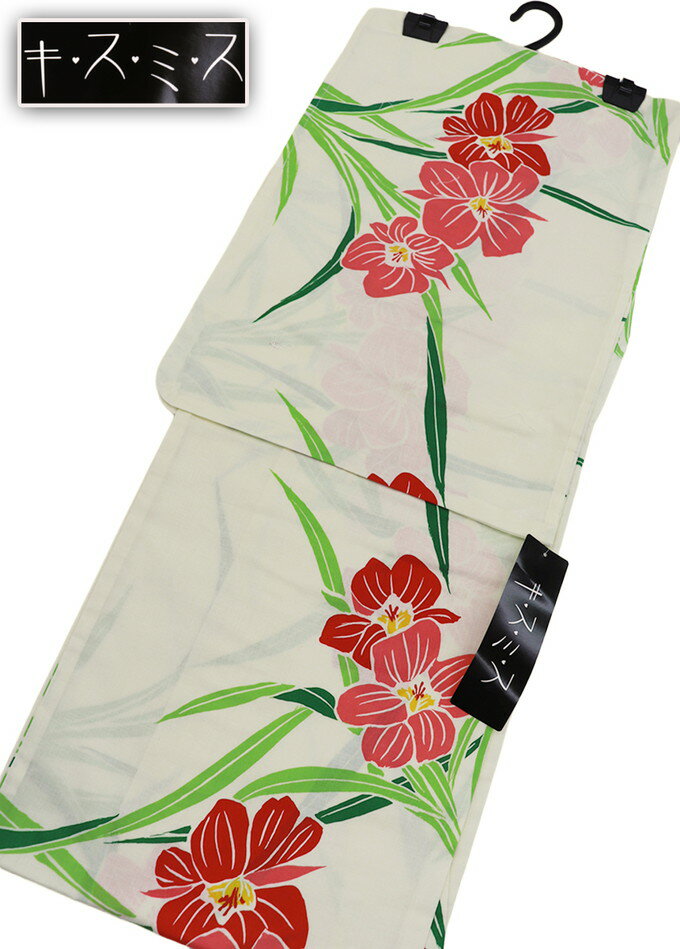 ※お使いのモニター等の状況により実物と色味や質感が違って見える場合がございます。 その場合の返品・交換は承っておりません。ご了承下さい。 ※一部在庫を店舗と共有していますので、入れ違いでご用意できない場合があります。&nbsp; オシャレな定番ゆかたが今年も入荷！ 自分用には勿論、外国の方へのお土産やギフトにもお薦めです！！ Yukata is a Summer Kimono. It is comfortable for hot weather because Yukatas are made of cotton which is a thin fabric. They are also great gifts to give to your friends! If your Yukata doesn't fit well, then you can always re-adjust it with a Koshi-himo (waist band). On the other hand, if it does fit well, you can style it as a long, loose cardigan. 【M-Lサイズ】 （適応身長：約152〜167cm前後） 【M-Lサイズ】 身丈：約165cm　裄丈：約68cm　袖丈：約49cm