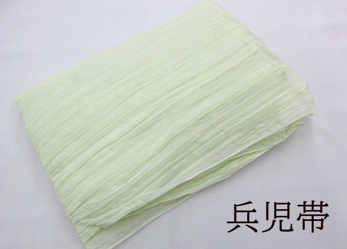 樂天商城 - 【着用カンタン★レディース兵児帯】シワタイプ　浴衣用◆【新品】オフホワイト【メール便配達】ゆかた初心者の方にも簡単◎浴衣や夏着物に！簡単ボリュームアレンジ◎金魚の尾みたいでカワイイ　※写真に写っている浴衣は付属しません。※