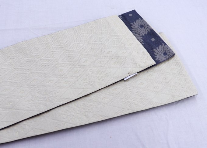 樂天商城 - 袴下帯◇ゆかた半巾帯　オフホワイト系　くすみカラー【新品】半幅帯 小袋帯◆ゆかたや小紋、街着や袴下帯にも★【一個までメール便送料無料！】
