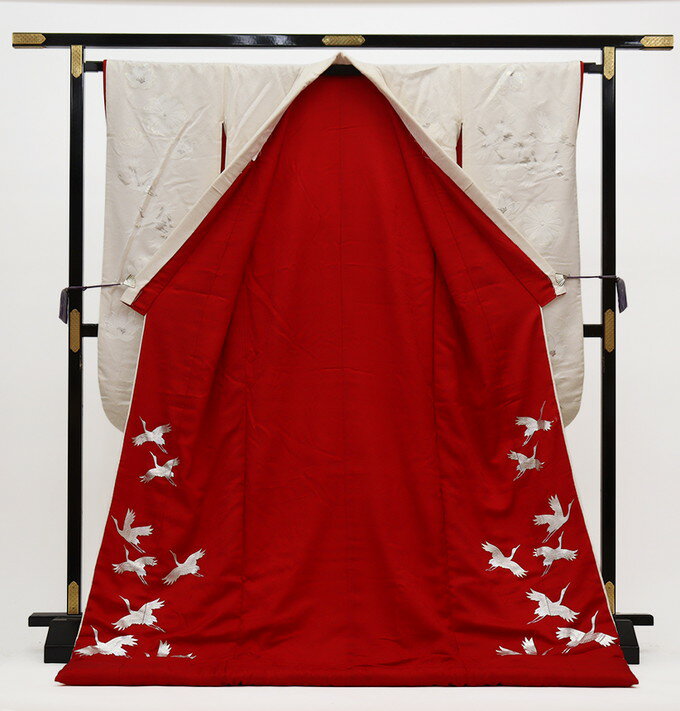 楽天市場】打掛 赤 中古（着物｜和服）：レディースファッションの通販