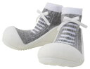 【送料無料！ポイント5倍！】 Babyfeet Sneakers Gray 11.5cm 【ベビーフィート スニーカーズ グレー トレーニングルームシューズ 赤ちゃん用 靴 くつ ヒロ・コーポレーション】 【RCP】