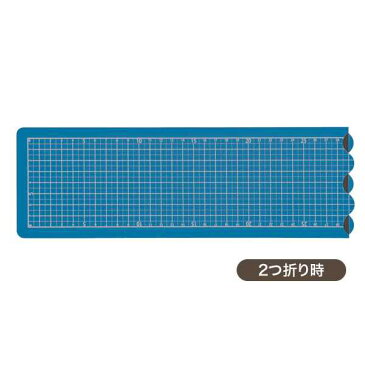 ナカバヤシ 折りたたみカッティングマット A2 1 4サイズ CTMO-A201-DB ダークブルー