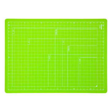 ナカバヤシ 折りたたみカッティングマット A4サイズ CTMO-A4-G グリーン