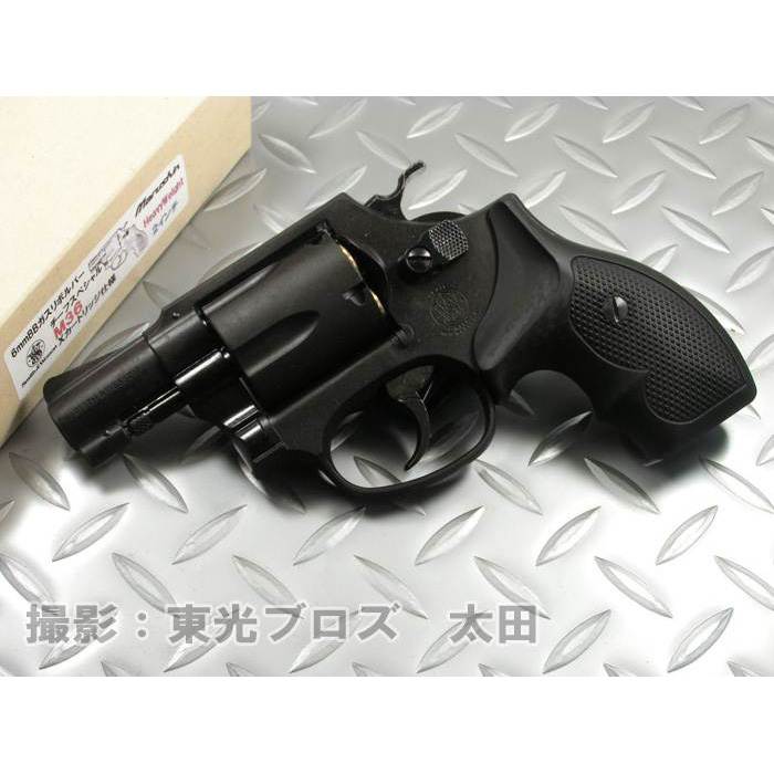 マルシン工業 6mmBBガスガン S&W M36 2インチ ブラックヘビーウェイト HW チーフスペシャル Xカートリッジ仕様のサムネイル