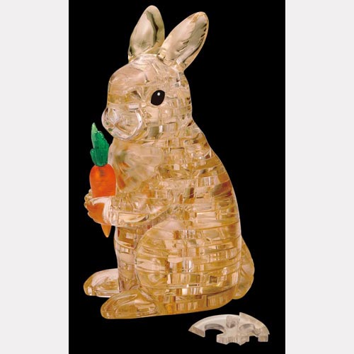 クリスタルパズル ラビット・ブラウン 50234