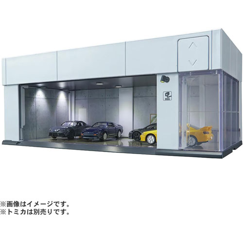 【12月20日発売予定】 トミカプレミアム tomica GARAGE PREMIUM SILVER WHITE Standard Edition (トミカガレージ シルバーホワイト スタンダードエディション)