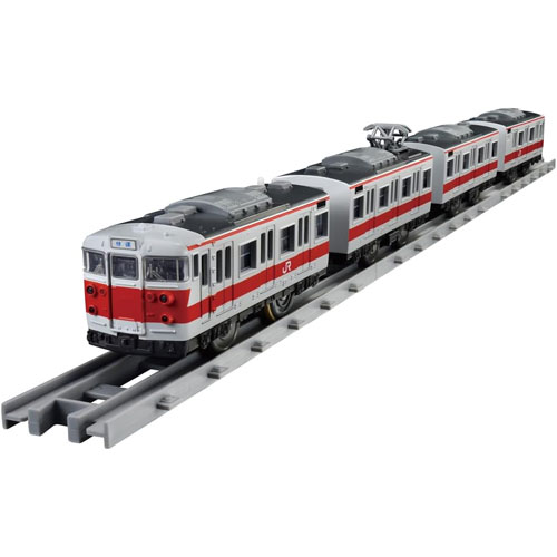 プラレール リアルクラス 113系近郊電車 (関西線快速色) 【4両 編成車両 電車 本体 鉄道玩具 誕生日 プレゼント 玩具 おもちゃ タカラトミー】細部までこだわった造形・塗装を施した、より”リアル”なプラレール『プラレール リアルクラス』から『113系近郊電車(関西線快速色)』が登場。「飾る楽しみ」と「走らせる楽しみ」その両方を目指し、これまでに培った技術やノウハウを結集し、細部までこだわった、より”リアル”なプラレール、『プラレール リアルクラス』。今弾は『113系近郊電車(関西線快速色)』が登場。■113系近郊電車(関西線快速色)がモデル■4両編成仕様■JRマークは印刷済み■靴ずりは印刷済み■前面方向幕はシールで表現■正面の貫通扉、タイフォン、クーラー、パンタグラフ、灰色9号の車体に朱色3号の帯を巻いた塗装色などリアルな造形・塗装などで表現■リアル直線レール3本同梱。すぐに飾ることが可能■プラレール規格で別売りの通常のレールで拡張可能【セット内容】113系近郊電車（関西線快速色）1編成（4両）(1)、クーラー(4)、パンタグラフ（ハイタイプ）(1)、パンタグラフ（ロータイプ）(1)、前面方向幕シール(1)、リアル直線レール(3)、部品注文書■電池：単3形アルカリ乾電池×1（別売）■対象年齢：6才以上■メーカー：タカラトミー(TAKARATOMY)本商品は、通常1〜2営業日以内に発送（営業日6時までのご注文分）お支払い方法・送料についてプラレール リアルクラス 113系近郊電車 (関西線快速色) 【4両 編成車両 電車 本体 鉄道玩具 誕生日 プレゼント 玩具 おもちゃ タカラトミー】