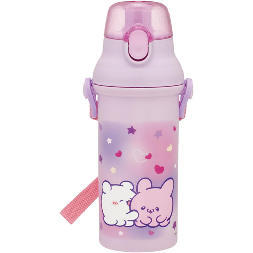 Rakuten - らぶい〜ず 食洗機対応 抗菌 直飲みワンタッチボトル 水筒 480ml PSB5SANAG