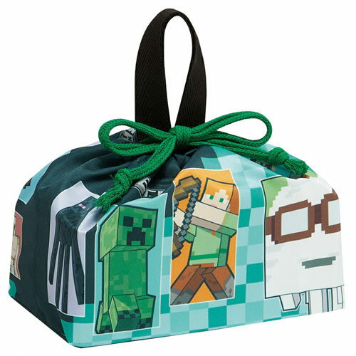 マインクラフト (Minecraft 26) ランチ巾着袋 ランチバッグ KB7S 【マイクラ お弁当袋 お弁当箱入れ きんちゃく袋 学校 幼稚園 保育園 給食 遠足 キャラクター グッズ 雑貨】キッチン用品で国内大手のスケーター株式会社の商品です!お弁当箱を入れるのに便利な巾着袋です。しわになりにくいポリエステル素材。持ち手付き。【商品サイズ(約)】サイズ：290×165×120mm【品質表示】ポリエステル100％●日本製【マイクラ お弁当袋 お弁当箱入れ きんちゃく袋 学校 幼稚園 保育園 給食 遠足 キャラクター グッズ 雑貨】■メーカー：スケーター(SKATER)本商品は、通常1〜2営業日以内に発送（営業日6時までのご注文分）お支払い方法・送料についてマインクラフト (Minecraft 26) ランチ巾着袋 ランチバッグ KB7S 【マイクラ お弁当袋 お弁当箱入れ きんちゃく袋 学校 幼稚園 保育園 給食 遠足 キャラクター グッズ 雑貨】