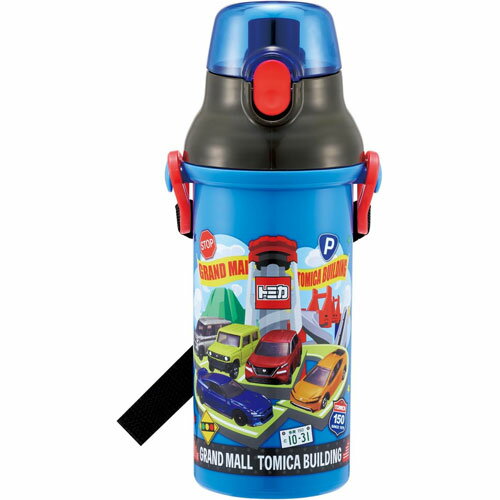 Rakuten - トミカ (26 ミニカー 自動車) 食洗機対応 直飲みワンタッチボトル 水筒 480ml PSB5SAN