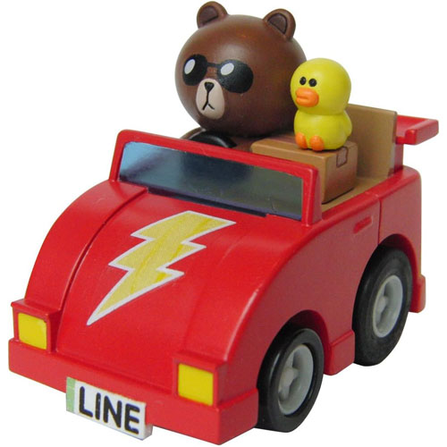 チョロQ MIX QM-06 LINE FRIENDS(ブラウン&サリー) 【チョロキューミックス ラインフレンズ プルバックカー ミニカー 自動車 玩具 グッズ 雑貨】★本商品につきまして★本商品は2014年にタカラトミーから発売された商品です。現在廃盤となっておりますが、問屋倉庫で少量在庫を見つけたため、在庫限りの再販です!生産から年数が経っているため経年劣化等ございますことご了承の上お買い求めください。プルバックでゼンマイを巻き、手を離すと直進走行とターン走行を繰り返すチョロQの、LINE(ブラウン&サリー)バージョンが登場!■対象年齢 :6才以上■メーカー：タカラトミー(TAKARA TOMY)本商品は、通常1〜2営業日以内に発送（営業日6時までのご注文分）お支払い方法・送料についてチョロQ MIX QM-06 LINE FRIENDS(ブラウン&サリー) 【チョロキューミックス ラインフレンズ プルバックカー ミニカー 自動車 玩具 グッズ 雑貨】
