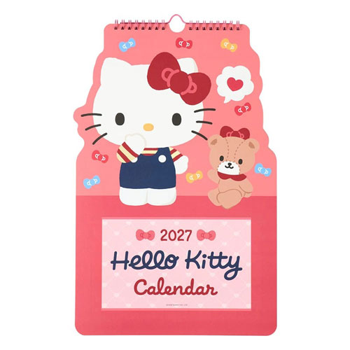 サンリオ ハローキティ キャラクター形カレンダー 2027年 壁掛けカレンダー