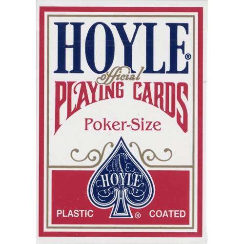【全品ポイント増量!】 トランプカード ホイルカード ポーカーサイズ (赤/レッド) 【HOYLE 正規代理店仕入品 USプレ…