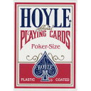 【全品ポイント増量 】 トランプカード ホイルカード ポーカーサイズ (赤/レッド) 【HOYLE 正規代理店仕入品 USプレイングカード社製】