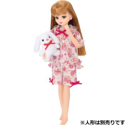 【全品ポイント増量!】 リカちゃん LW-05 ゆめみるパジャマ 【ドレスシリーズ 着せ替え人形用洋服 花柄 タカラトミー】