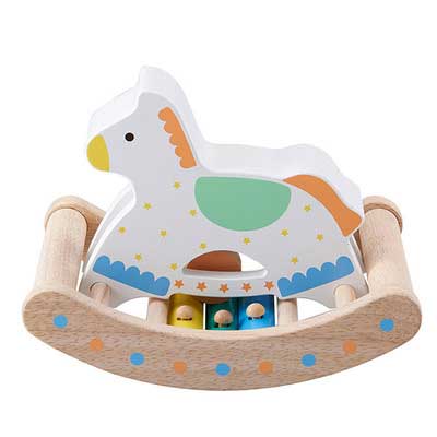 【送料無料!】 森のあそび道具 カランコロン木馬