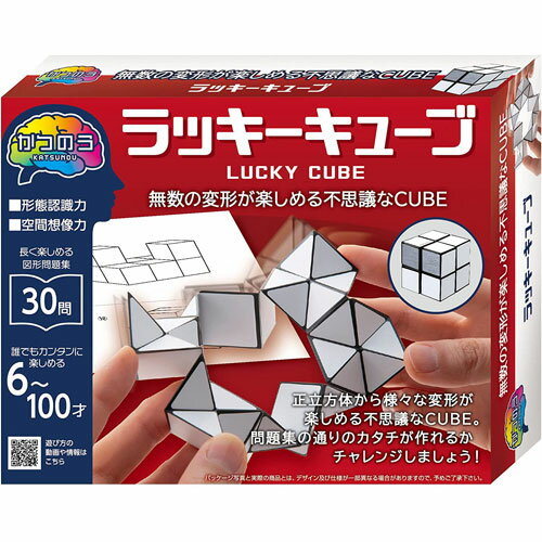 【送料無料!】 かつのう ラッキーキューブ 活脳パズル