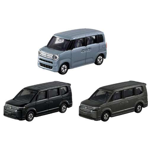 【全品ポイント増量!】 トミカ 3点セット (No.39 ホンダ ステップワゴン 初回版&通常版 + No.81 スズキ ワゴンRスマイル)のサムネイル