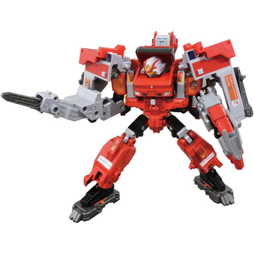 【送料無料!】 トミカ ジョブレイバー JBDX ギガントファイヤブレイバー 消防署アーマー DXセット