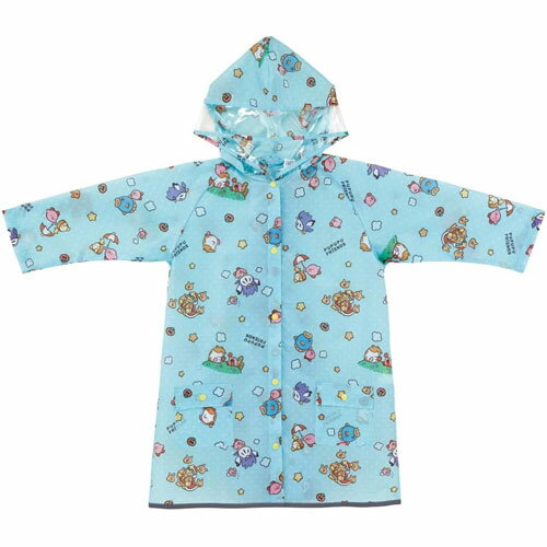 【ポイント5倍&100円クーポン!スーパーSALE限定※要エントリー】【メール便 送料無料】 星のカービィ (プププフレンズ) ランドセルが背負える レインコー...