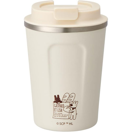 【全品ポイント増量!】 リサとガスパール 蓋付き真空断熱ステンレスタンブラー Sサイズ 350ml STBC3F