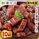 京料理六盛監修 愛知県産うなぎ蒲焼(きざみ)10袋セット