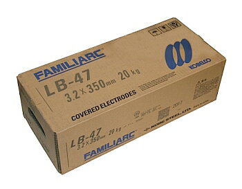 【楽天スーパーセールP2倍】溶接棒 鉄用 神戸製鋼 (KOBELCO) 低水素系溶接棒 LB-47 3.2mm*350mm 20kg