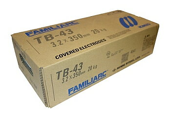 Rakuten - 溶接棒 被覆アーク溶接棒 神戸製鋼 (KOBELCO) ライムチタニヤ系溶接棒 TB-43 3.2mm*350mm 20kg