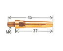 溶接チップ ダイヘン CO2溶接用チップ(Aチップ)10本入り 1.4mm*45mm K980C27【適格請求書発行事業者】