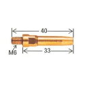 溶接チップ ダイヘン DAIHEN CO2溶接用チップ(Aチップ)10本入り 0.9mm*40mm【適格請求書発行事業者】